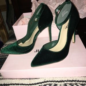 Wanda pumps/cross body bag (winter green)